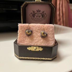 Juicy Couture Purple Heart studs